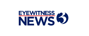 Eyewitness News 3 station logo featuring blue text and a circular numerical graphic on a white background.