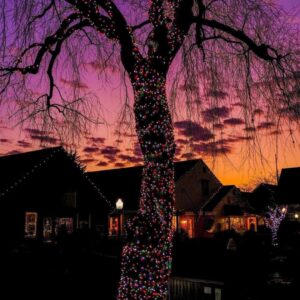 Olde Mistick Village Sunset